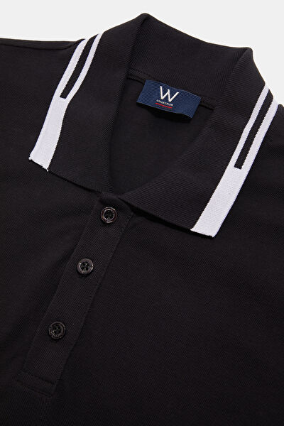 SİYAH POLO YAKA T-SHIRT 3