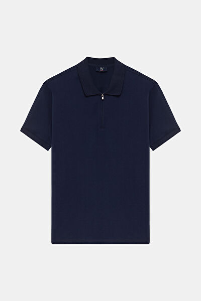 STANDART KALIP LACİVERT POLO YAKA T-SHİRT 6
