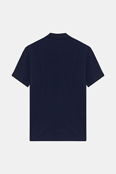 STANDART KALIP LACİVERT POLO YAKA T-SHİRT 7
