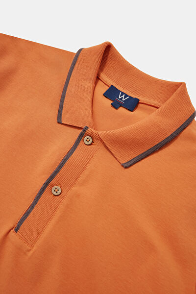 TURUNCU POLO YAKA T-SHIRT 3