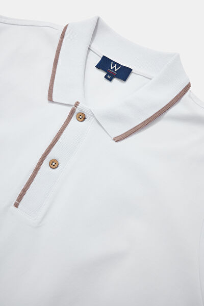 BEYAZ POLO YAKA T-SHIRT 3
