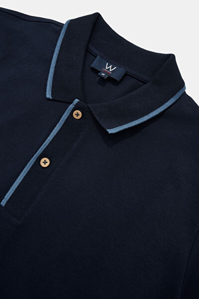 LACİVERT POLO YAKA T-SHIRT 3