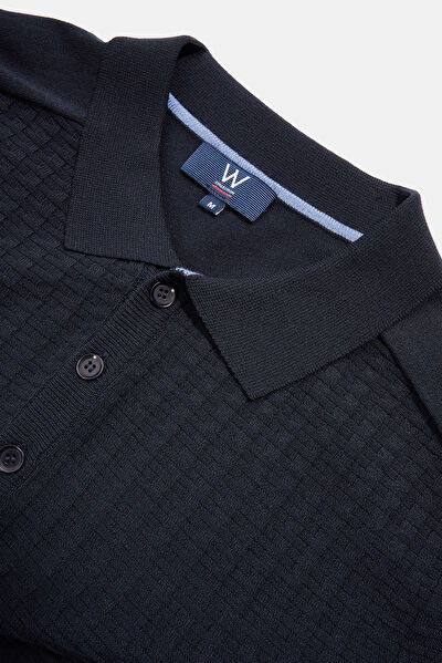 LACİVERT POLO YAKA&nbsp; T-SHIRT 7