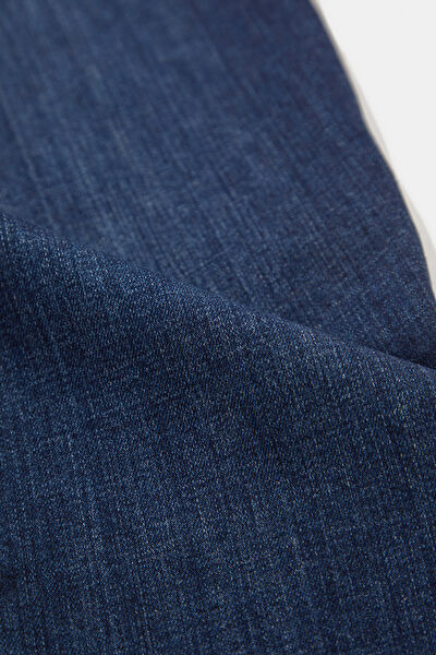 PİLELİ LOOSE İNDİGO JEAN PANTOLON 6
