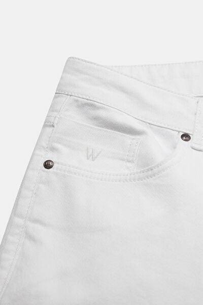 REGULAR BEYAZ JEAN PANTOLON 5