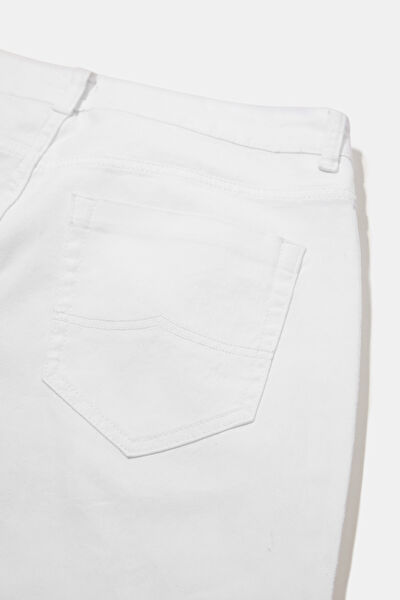 REGULAR BEYAZ JEAN PANTOLON 7