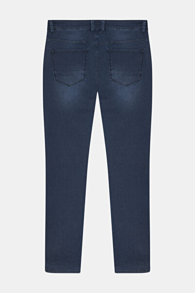SLIM LACİVERT JEAN PANTOLON 4