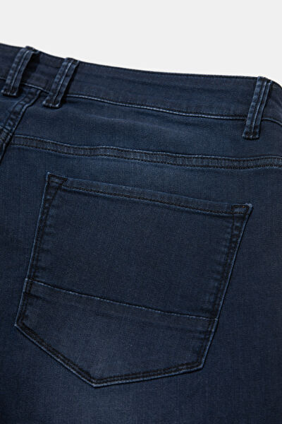 SLIM LACİVERT JEAN PANTOLON 6