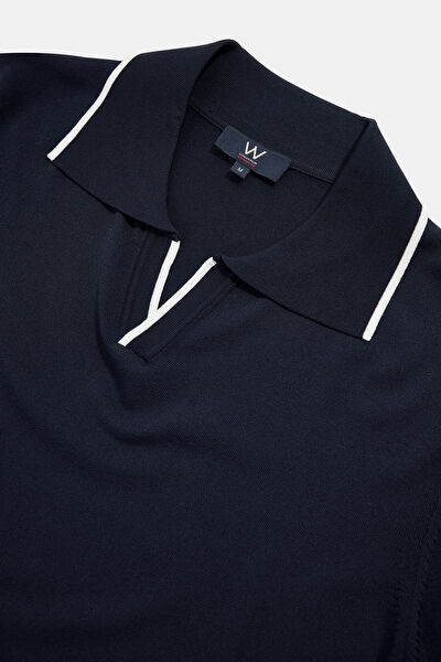 LACİVERT POLO YAKA T-SHIRT 3