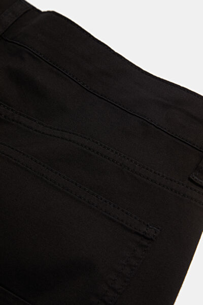 SİYAH BORU PAÇA SPOR PANTOLON 5