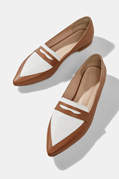 DERİ SİVRİ BURUN LOAFER 5