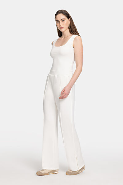 EKRU STRAIGHT SPOR PANTOLON 4