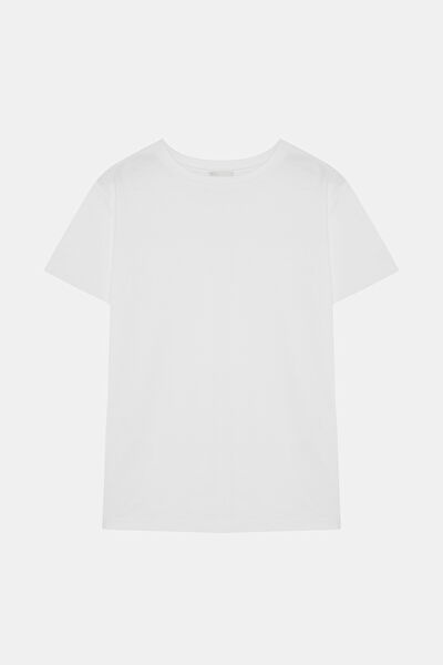 BEYAZ ARKASI GARNİ DETAYLI T-SHIRT 6