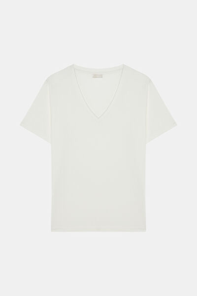 BEYAZ V YAKA T-SHIRT 3