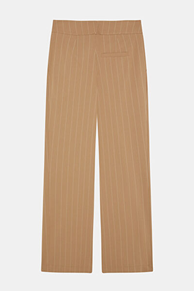 CAMEL WIDE LEG PANTOLON 6