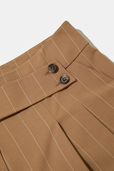 CAMEL WIDE LEG PANTOLON 7