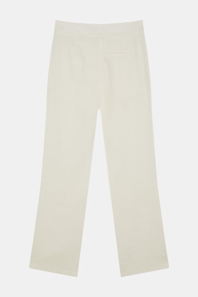 BEYAZ WIDE LEG PANTOLON 6