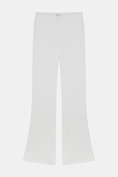 BEYAZ WIDE LEG PANTOLON 4