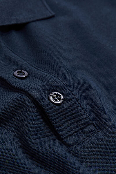LACİVERT POLO YAKA T-SHİRT 4