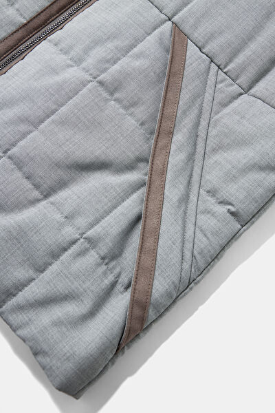 FERMUARLI GRİ YELEK 9