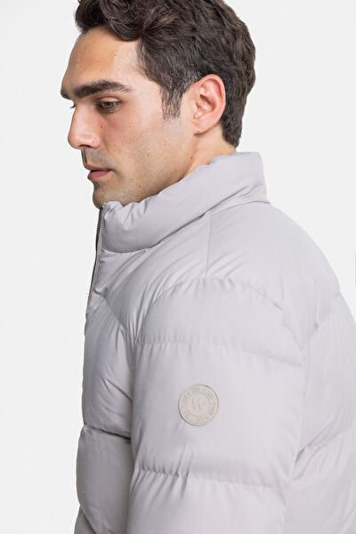 FERMUARLI GRİ  ŞİŞME MONT 5
