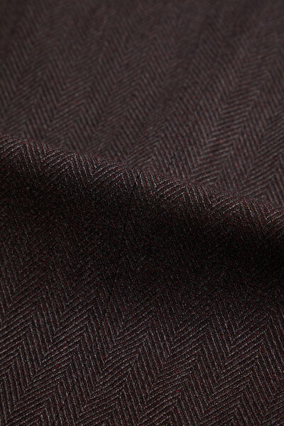 BORDO BALIKSIRTI RELAX FIT CEKET 6