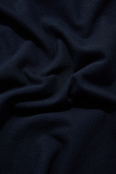 LACİVERT POLO YAKA UZUN KOLLU SWEATSHİRT 4