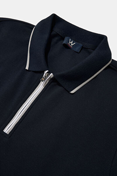 LACİVERT POLO YAKA T-SHİRT 3