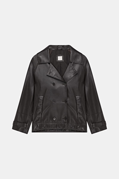 DERİ OVERSIZE CEKET 8