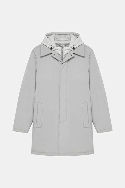 KAPUŞONLU VİZON PARKA 6