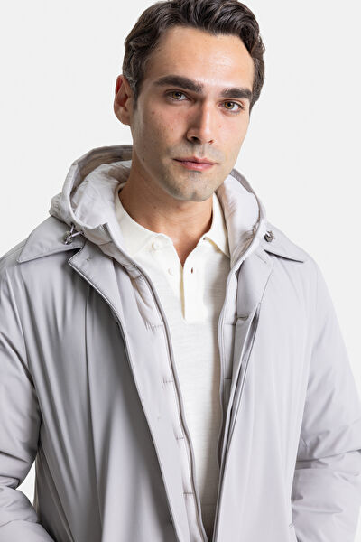 KAPUŞONLU VİZON PARKA 3