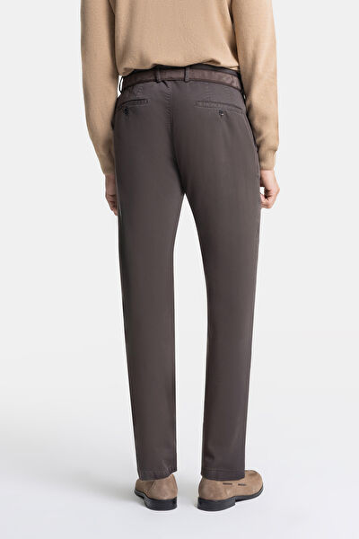 KAHVE STRAIGHT SPOR PANTOLON 3