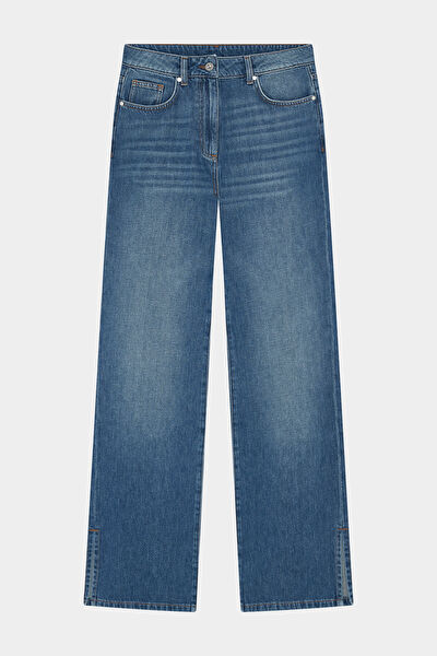 MAVİ WIDE LEG JEAN PANTOLON 6