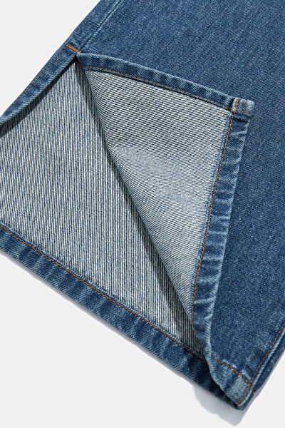 MAVİ WIDE LEG JEAN PANTOLON 9