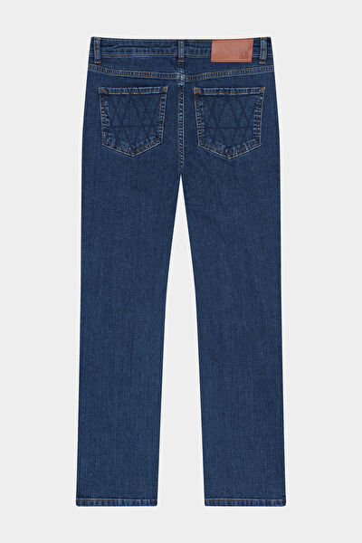 İNDİGO TAŞ DETAYLI JEAN PANTOLON 7