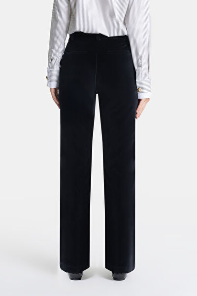SİYAH WIDE LEG PANTOLON 3