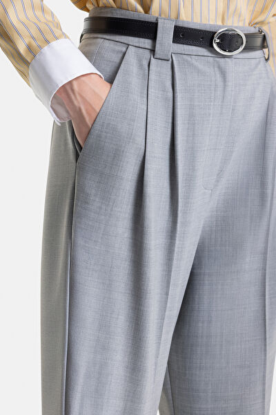 GRİ STRAIGHT PANTOLON 4