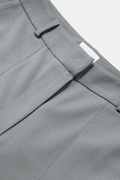 AÇIK HAKİ WIDE LEG PANTOLON 3