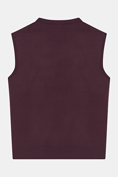 BORDO TRİKO YELEK 8