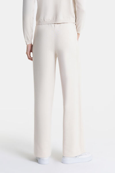 BEJ WIDE LEG SPOR PANTOLON 3