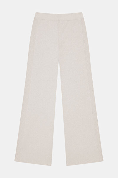 BEJ WIDE LEG SPOR PANTOLON 6