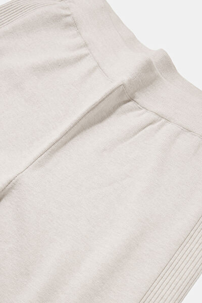 BEJ WIDE LEG SPOR PANTOLON 7