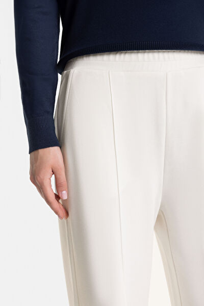 EKRU WIDE LEG SPOR PANTOLON 4