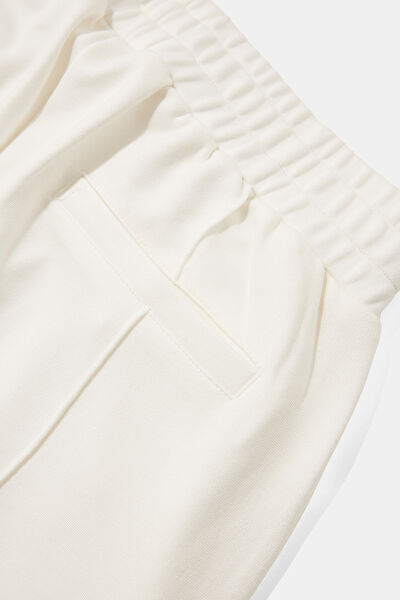 EKRU WIDE LEG SPOR PANTOLON 9