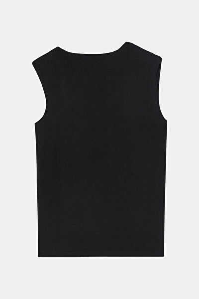 SİYAH ASİMETRİK YAKA TSHIRT 6