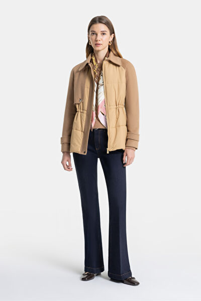 CAMEL GARNİ DETAYLI MONT 4