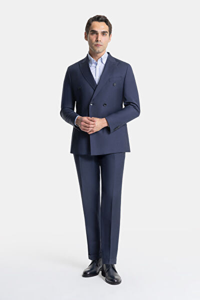 LACİVERT DÜĞMELİ TAKIM ELBİSE 4