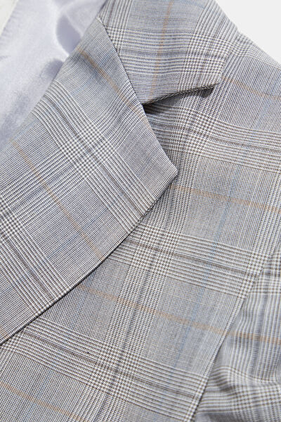 GRİ EKOSE YÜNLÜ BLAZER 9