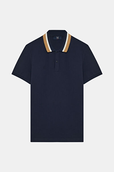 LACİVERT POLO YAKA T-SHİRT 5