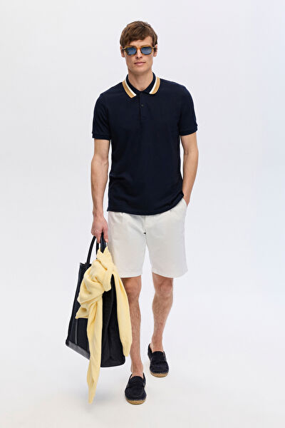 LACİVERT POLO YAKA T-SHİRT 3